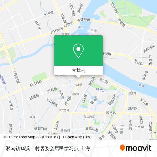 淞南镇华浜二村居委会居民学习点地图