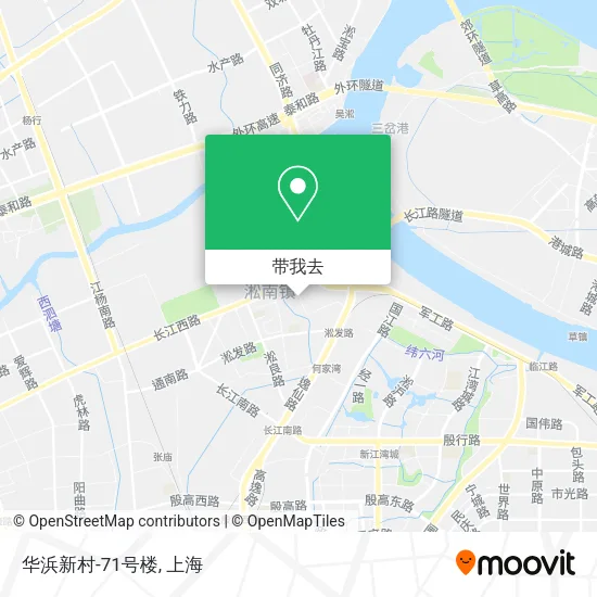 华浜新村-71号楼地图