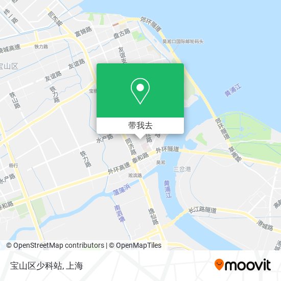宝山区少科站地图