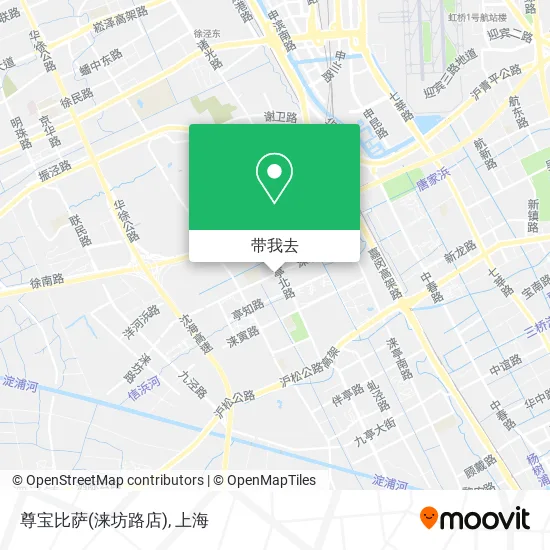 尊宝比萨(涞坊路店)地图