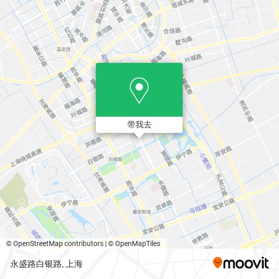 永盛路白银路地图