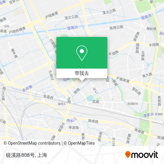 槎溪路808号地图