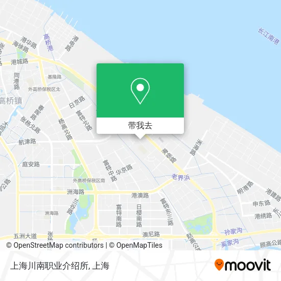 上海川南职业介绍所地图