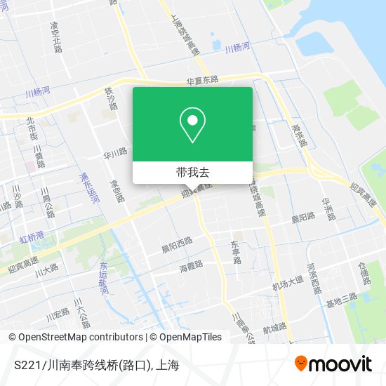 S221/川南奉跨线桥(路口)地图