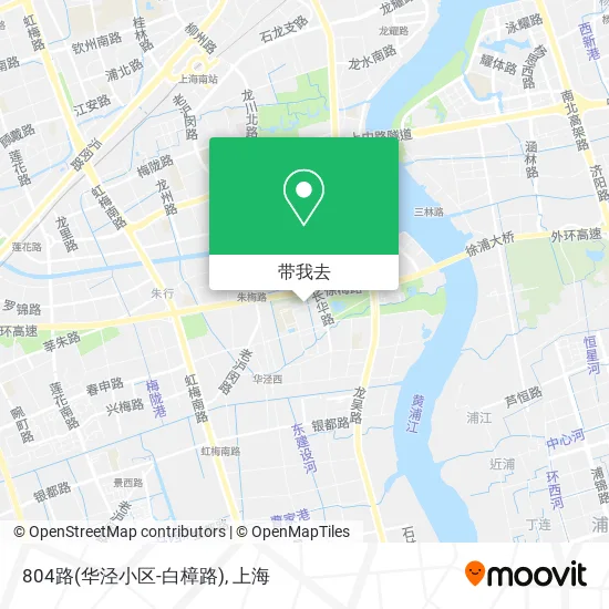 804路(华泾小区-白樟路)地图