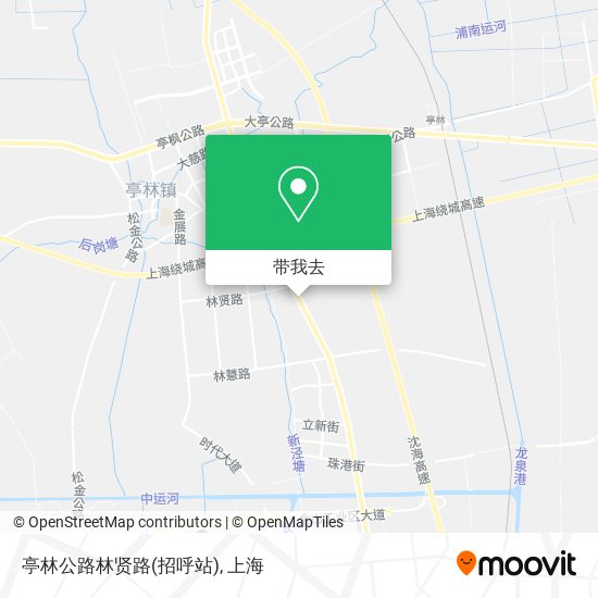 亭林公路林贤路(招呼站)地图