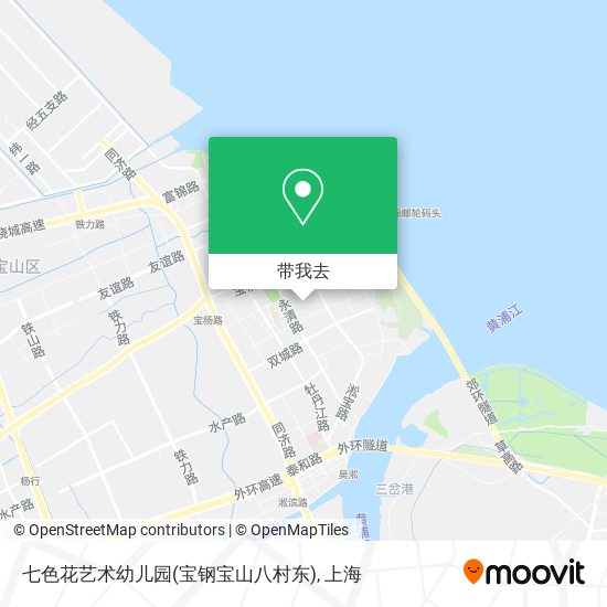 七色花艺术幼儿园(宝钢宝山八村东)地图