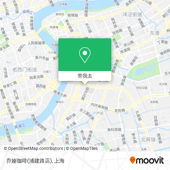 乔娅咖啡(浦建路店)地图
