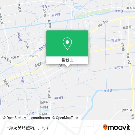 上海龙吴钙塑箱厂地图