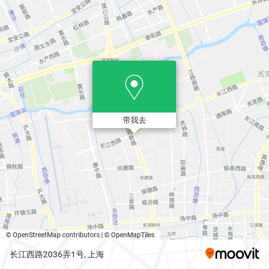 长江西路2036弄1号地图