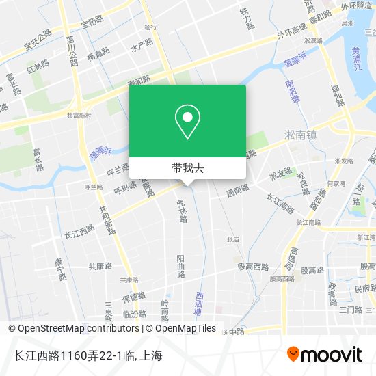 长江西路1160弄22-1临地图