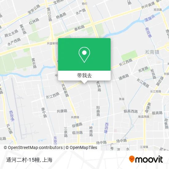 通河二村-15幢地图