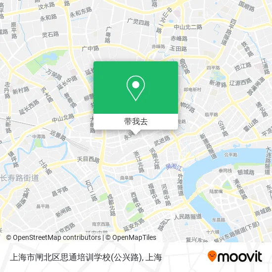 上海市闸北区思通培训学校(公兴路)地图