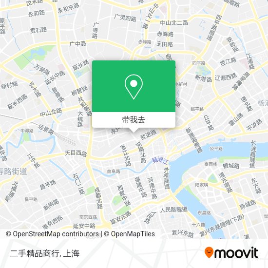 二手精品商行地图