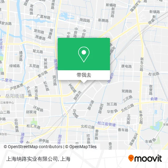 上海纳路实业有限公司地图
