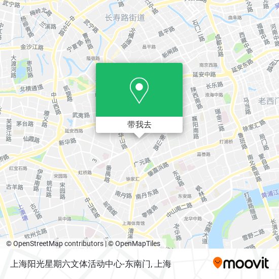 上海阳光星期六文体活动中心-东南门地图