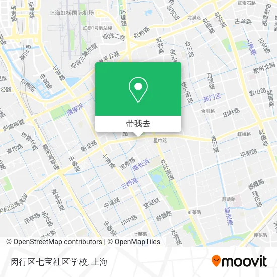闵行区七宝社区学校地图