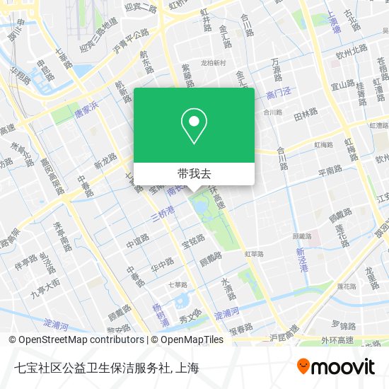 七宝社区公益卫生保洁服务社地图