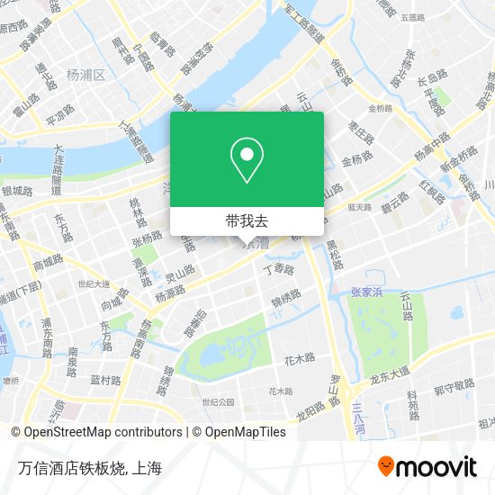 万信酒店铁板烧地图