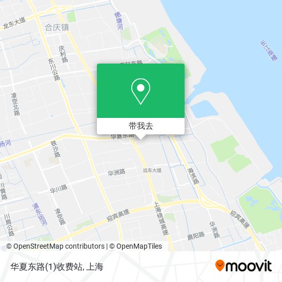 华夏东路(1)收费站地图