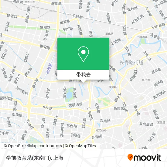 学前教育系(东南门)地图