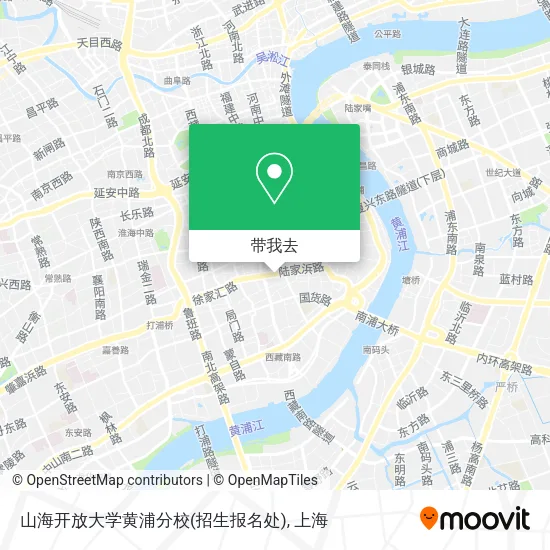 山海开放大学黄浦分校(招生报名处)地图