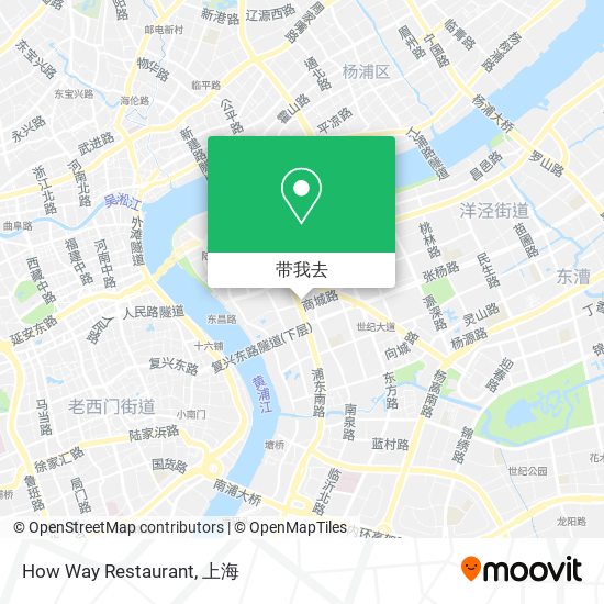 How Way Restaurant地图