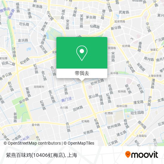 紫燕百味鸡(10406虹梅店)地图