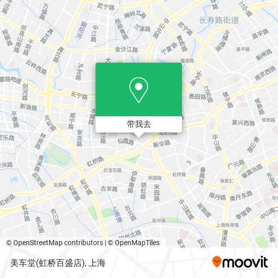 美车堂(虹桥百盛店)地图