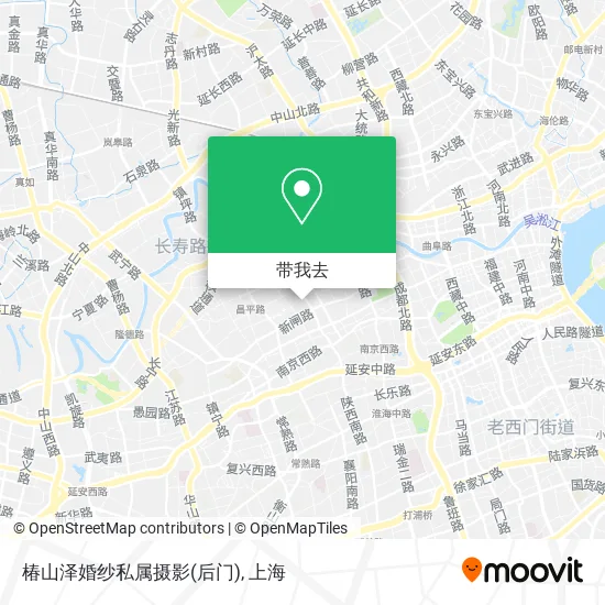 椿山泽婚纱私属摄影(后门)地图