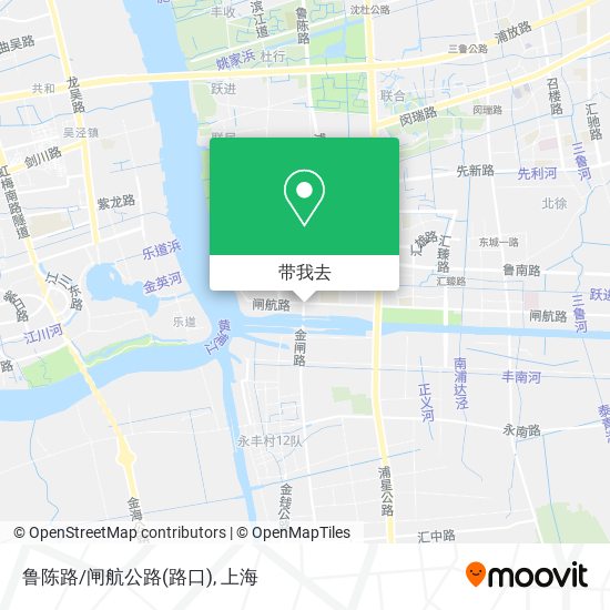 鲁陈路/闸航公路(路口)地图