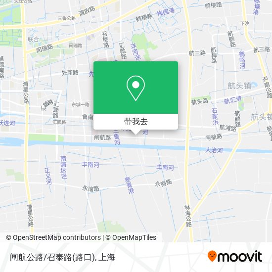 闸航公路/召泰路(路口)地图