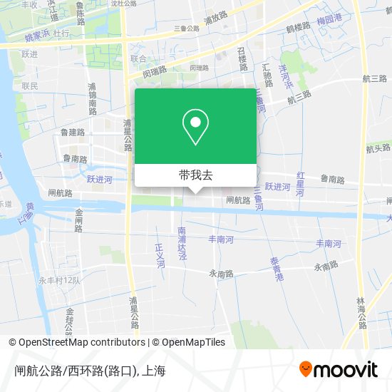 闸航公路/西环路(路口)地图