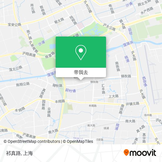 祁真路地图