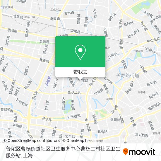 普陀区曹杨街道社区卫生服务中心曹杨二村社区卫生服务站地图
