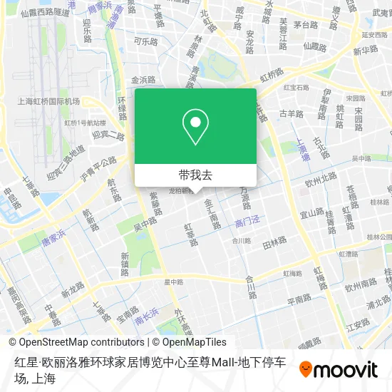 红星·欧丽洛雅环球家居博览中心至尊Mall-地下停车场地图