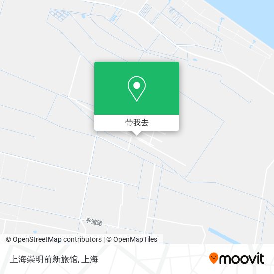 上海崇明前新旅馆地图