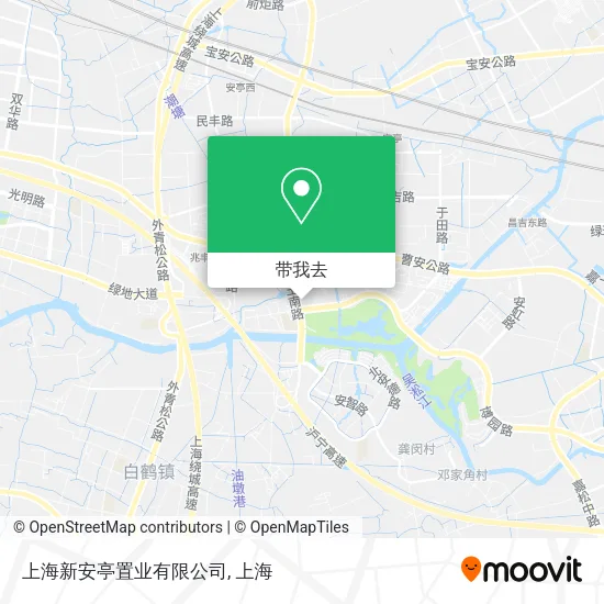 上海新安亭置业有限公司地图