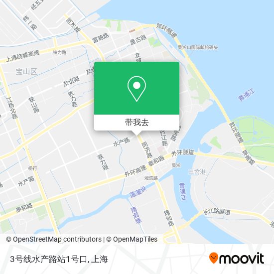 3号线水产路站1号口地图