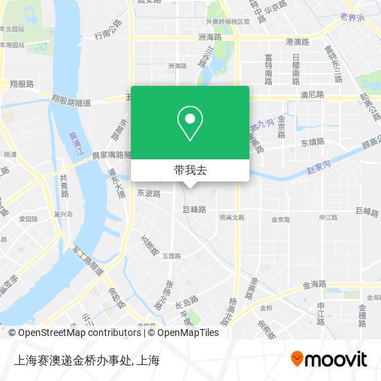 上海赛澳递金桥办事处地图