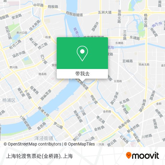 上海轮渡售票处(金桥路)地图