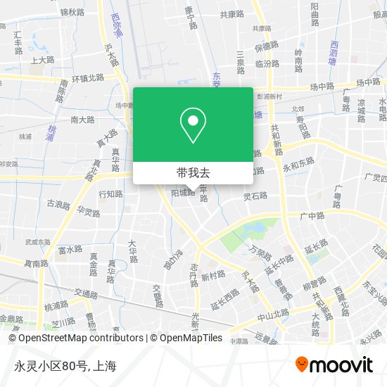 永灵小区80号地图