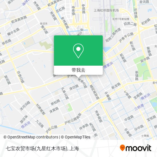 七宝农贸市场(九星红木市场)地图