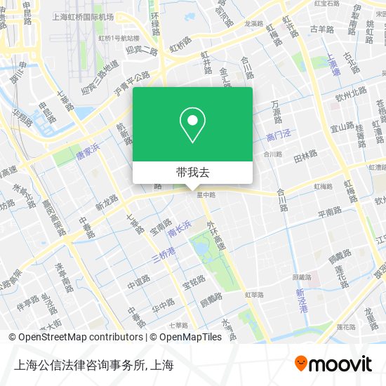 上海公信法律咨询事务所地图