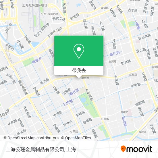上海公瑾金属制品有限公司地图