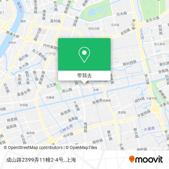 成山路2399弄11幢2-4号地图