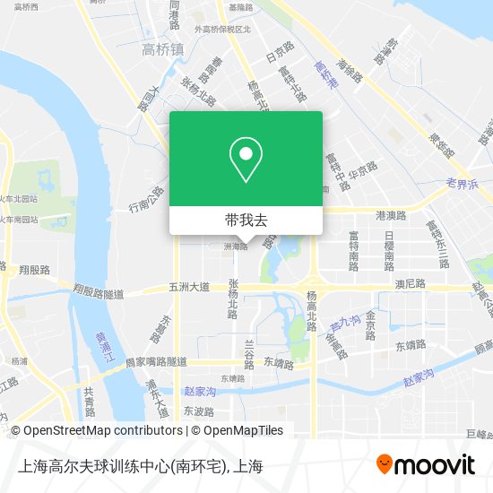 上海高尔夫球训练中心(南环宅)地图