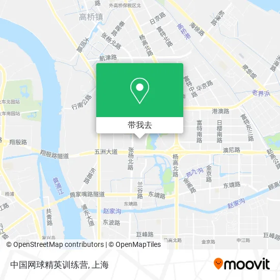 中国网球精英训练营地图