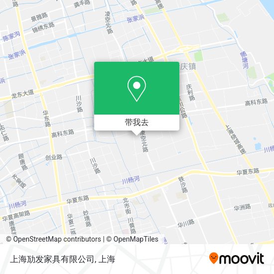 上海劢发家具有限公司地图