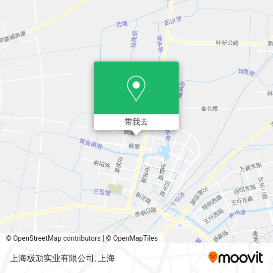 上海极劢实业有限公司地图
